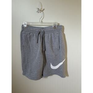 Nike Mens Size S Sportswear Club Fleece Shorts Carbon Heather 843520 063